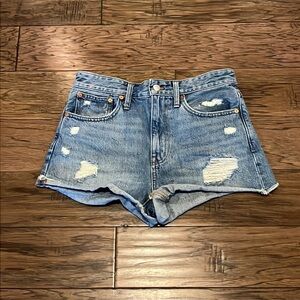 Madewell Relaxed Denim Shorts Size 25